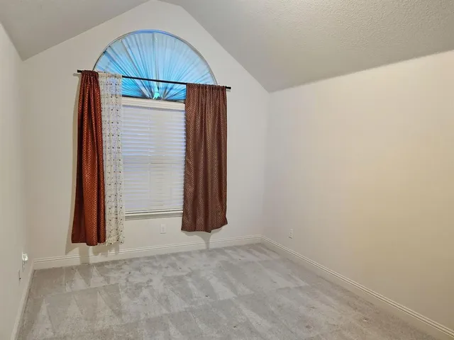 a view of wooden door