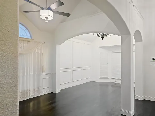 wooden floor in an empty room