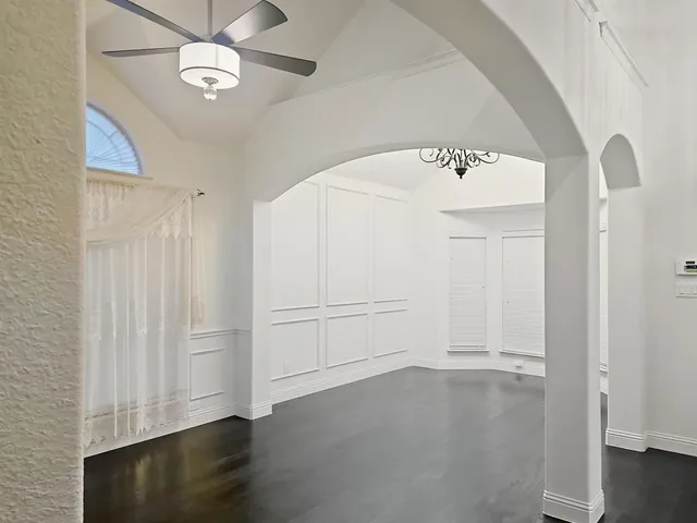 wooden floor in an empty room