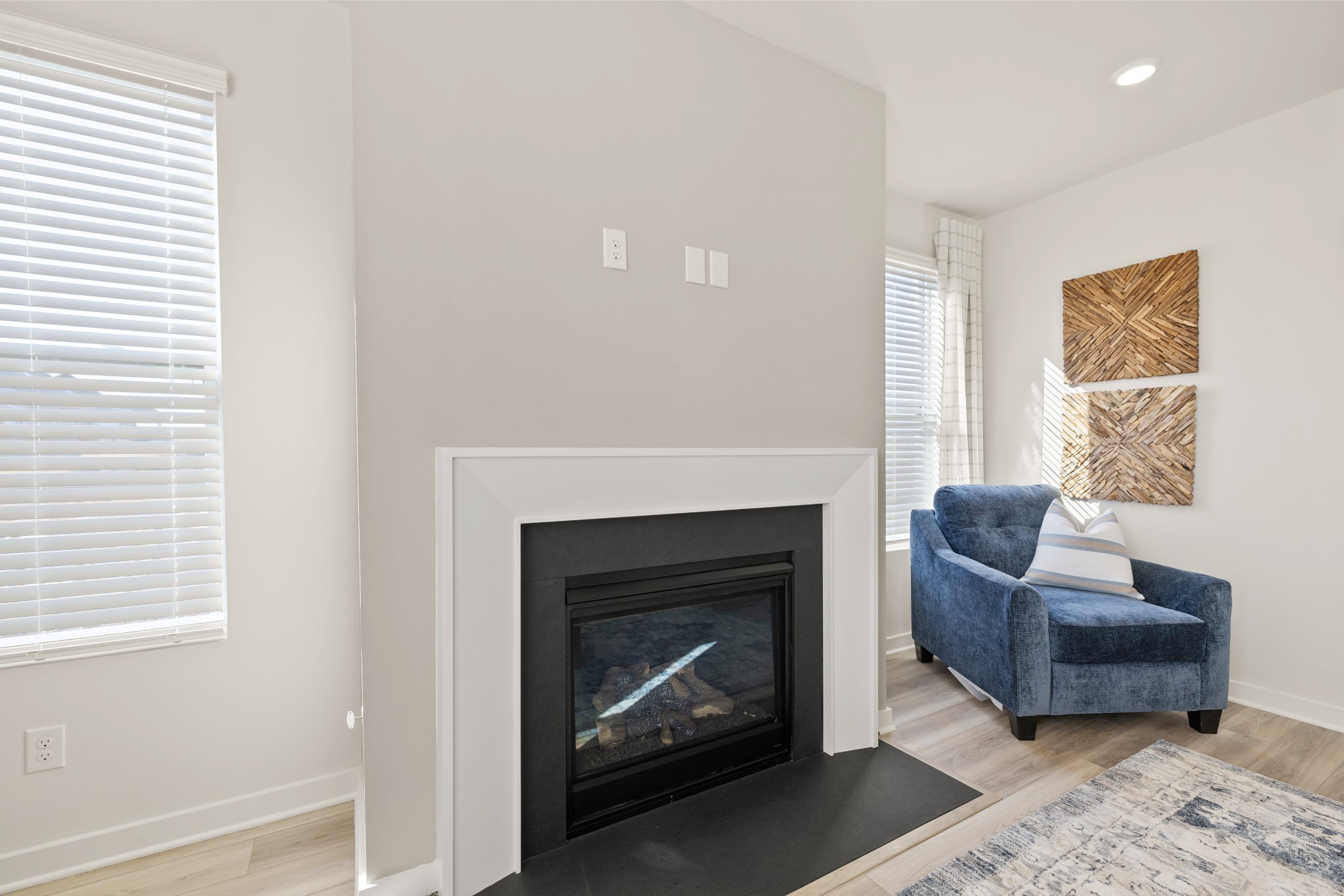 1517 Cherry Tree Lane Mount Juliet, TN 37122 - Photo 24 of 56 a living room with furniture and a fireplace
