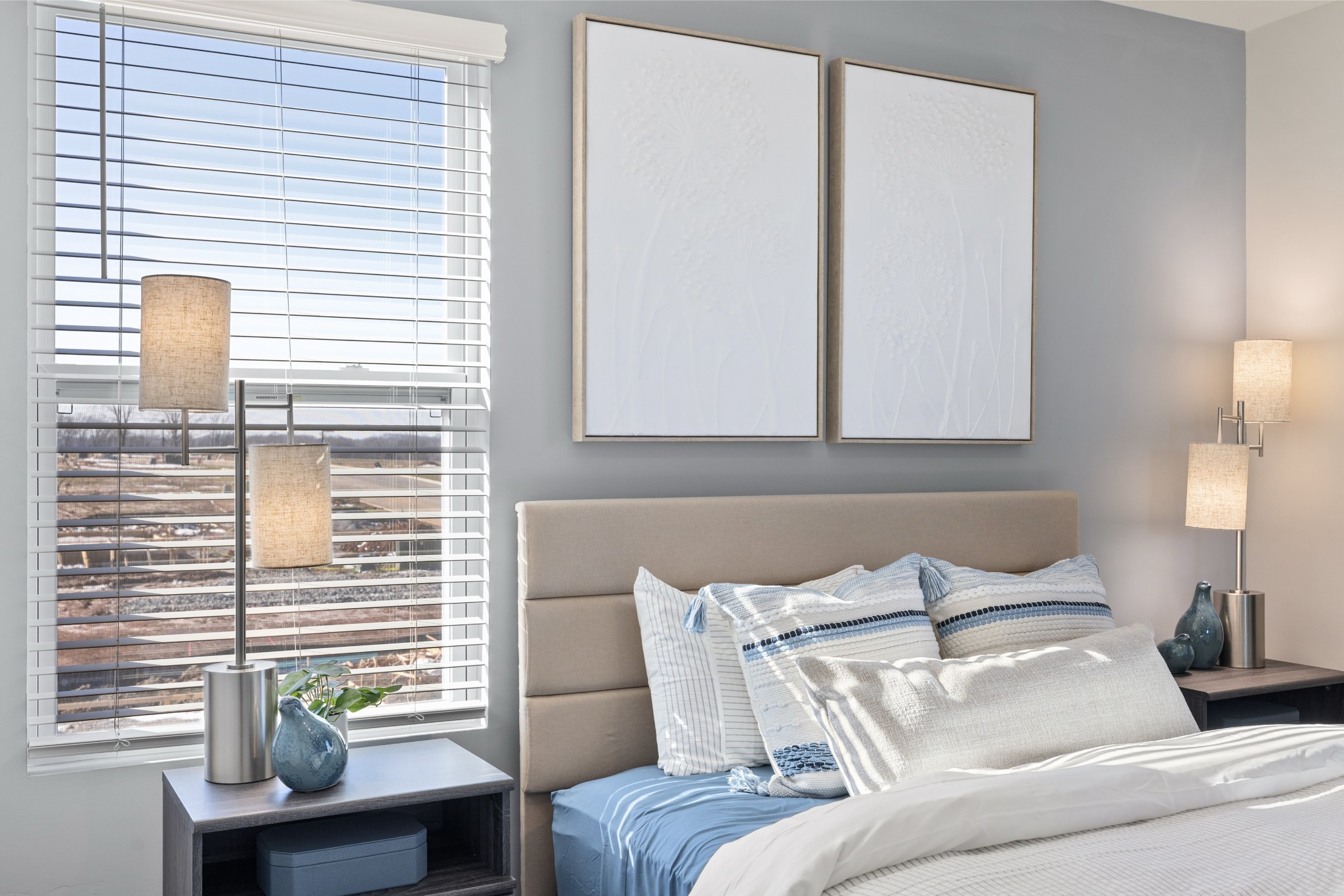 1517 Cherry Tree Lane Mount Juliet, TN 37122 - Photo 45 of 56 a bed sitting in a bedroom next to a window