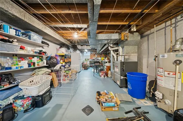 a storage room with lots of stuff