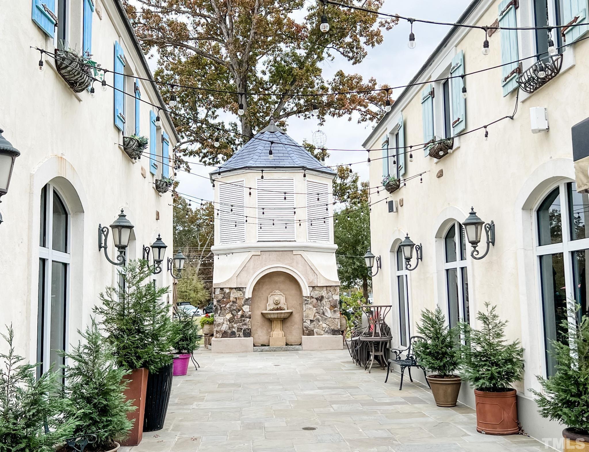 8313 Rue Cassini Court Raleigh, NC 27615 - Photo 72 of 74 a front view of a house with garden