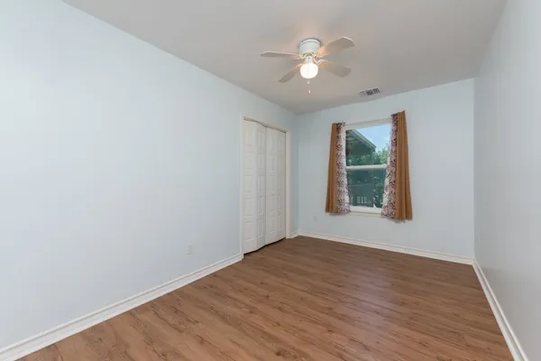 an aerial view of a mini pool