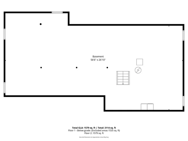 a picture of a floor plan