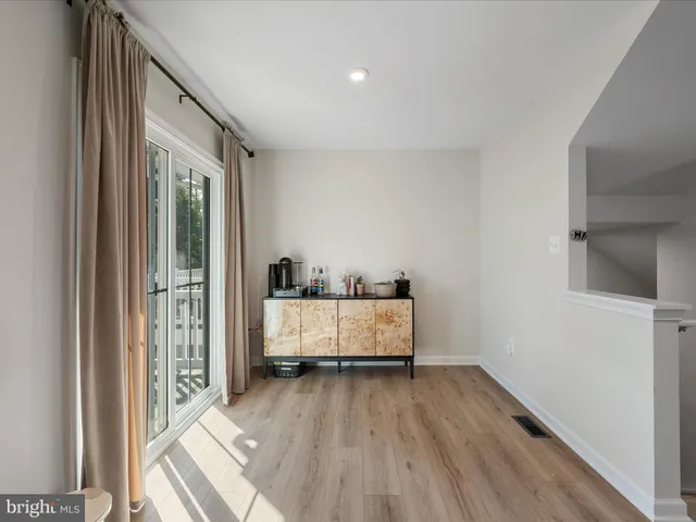 a view of kitchen and utility room