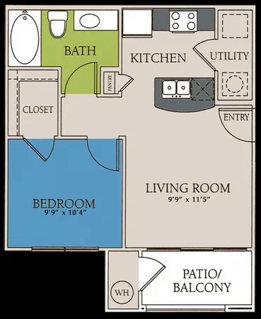 $976 | 12800 Center Lake Drive, Unit 4214, Austin, TX 78753