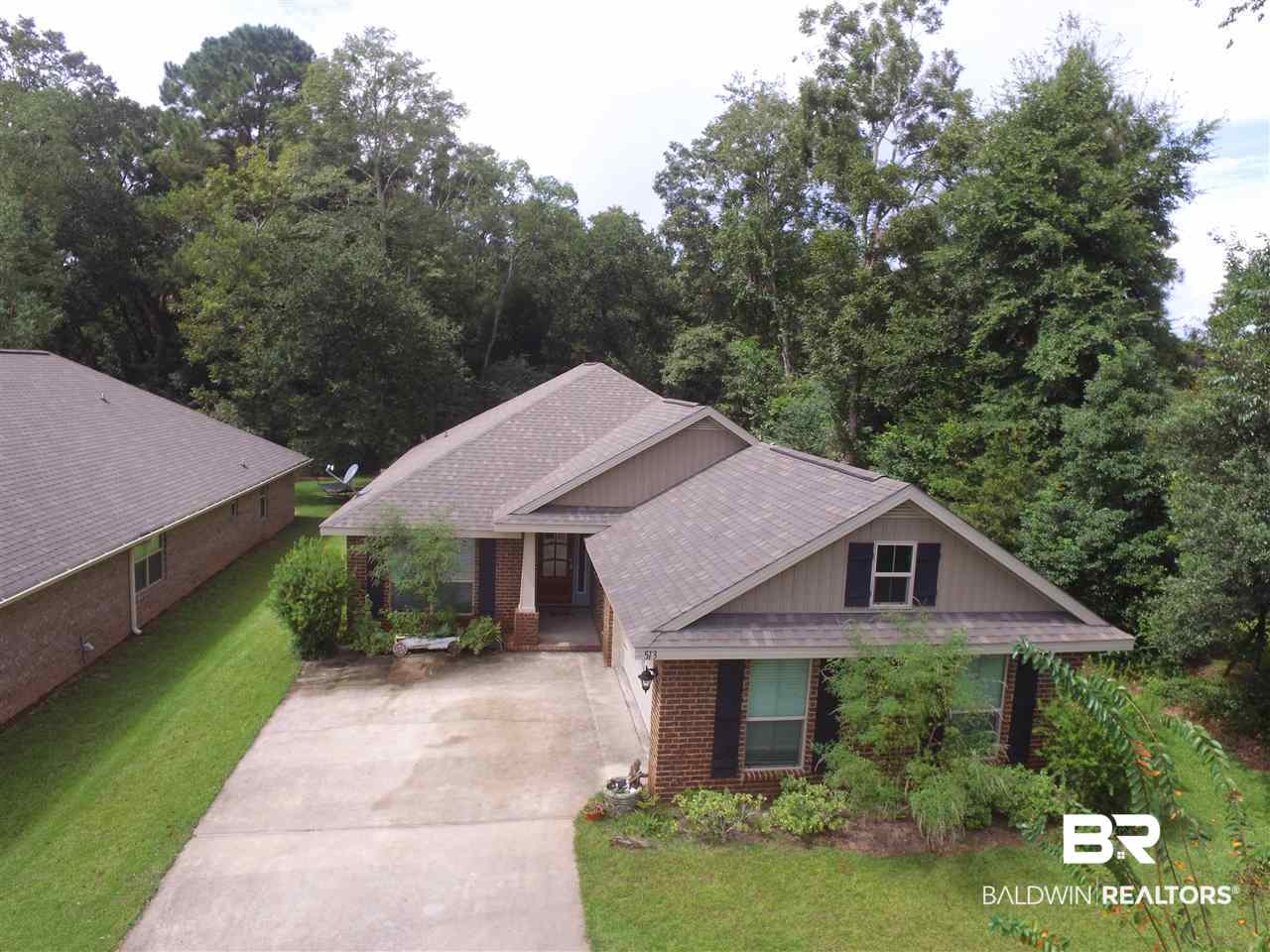 513 Charing Cross Street Fairhope, AL 36532 - Photo 32 of 33 Aerial View of Home