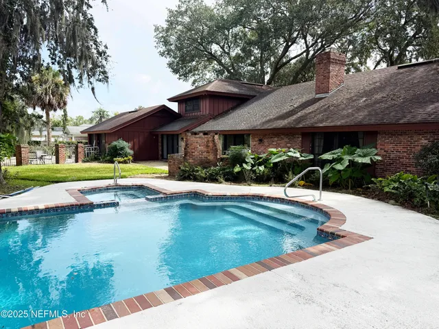 workspace with fireplace and window