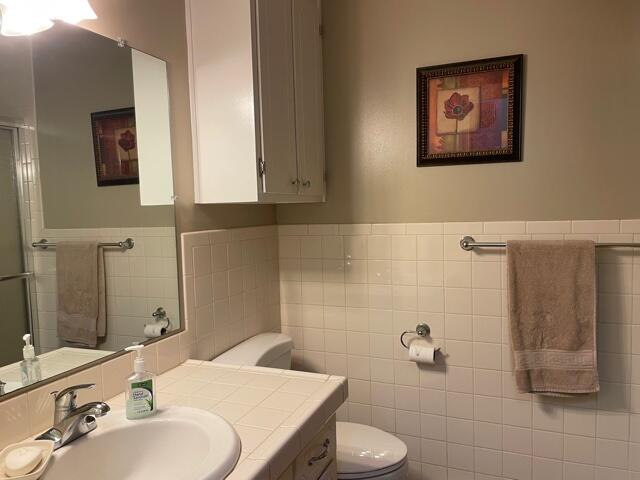 78 Robertson Ridge Road Axton, VA 24054 - Photo 11 of 22 a bathroom with a sink mirror and toilet