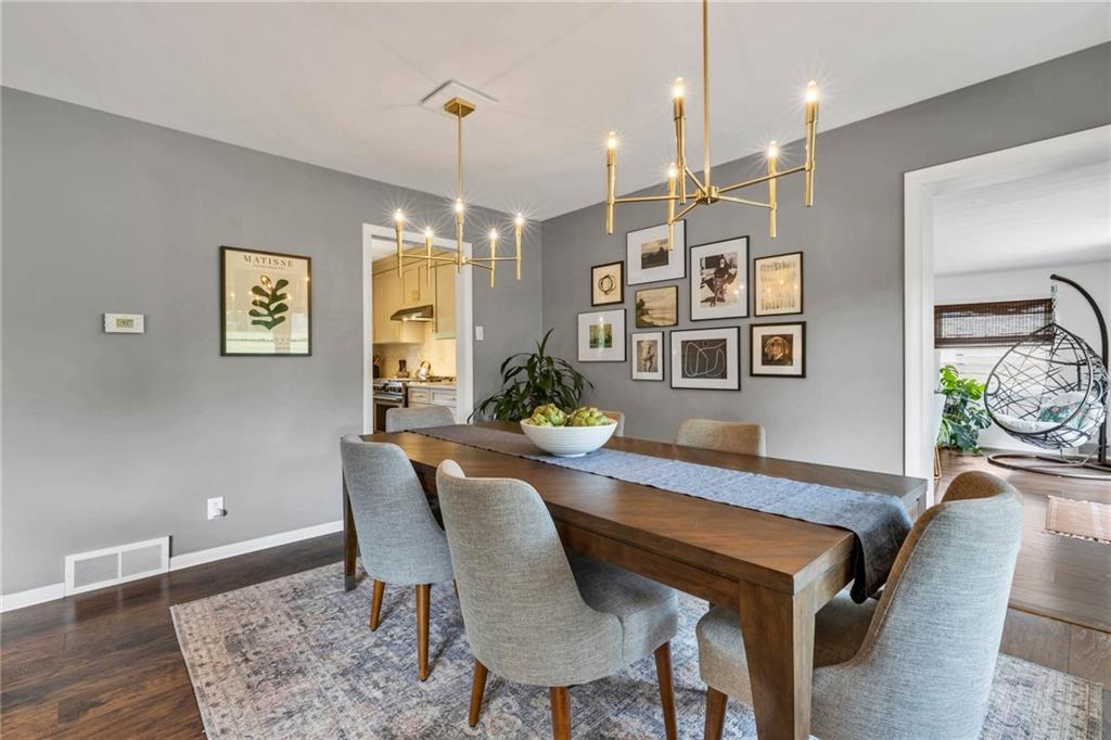 139 Laurel Drive Beaver, PA 15009 - Photo 20 of 46 a view of a dining room with furniture window and wooden floor