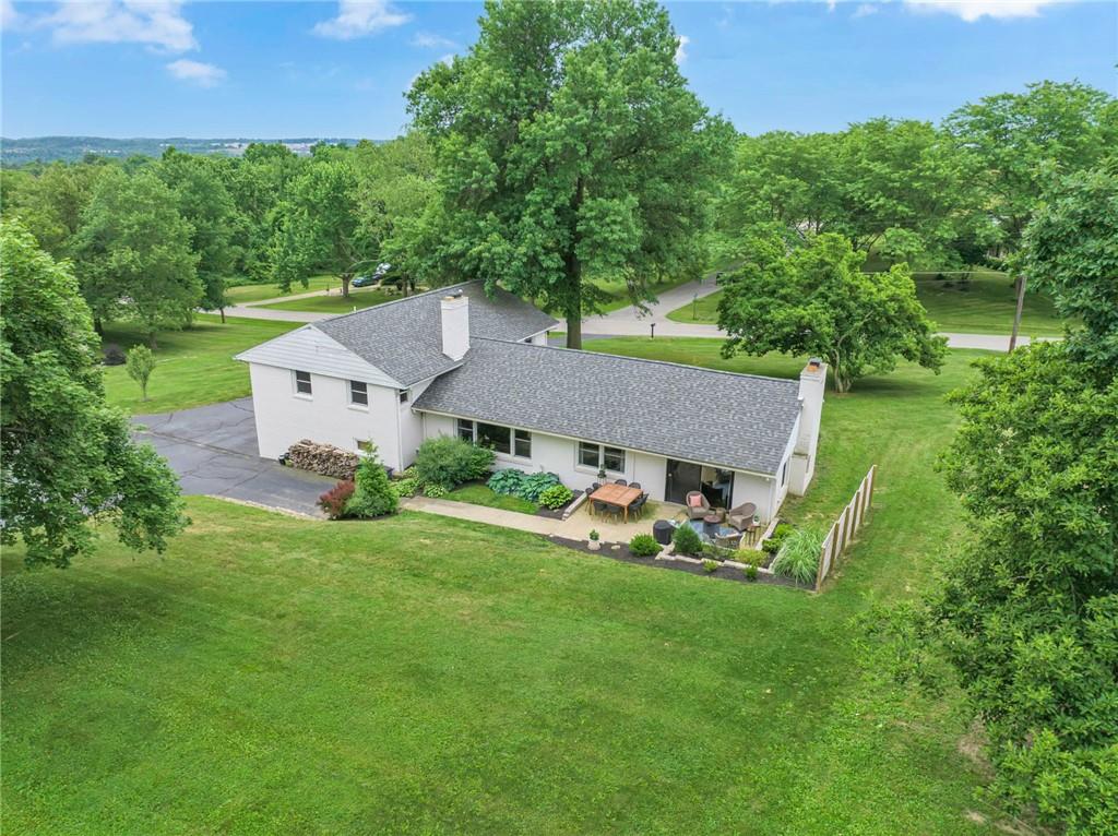 139 Laurel Drive Beaver, PA 15009 - Photo 2 of 46 an aerial view of a house with backyard garden and outdoor seating