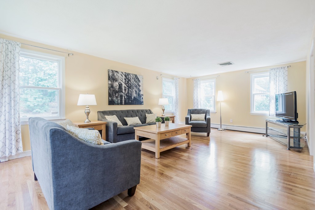 125 Rattlesnake Hill Road Andover, MA 01810 - Photo 3 of 28 a living room with furniture and a flat screen tv