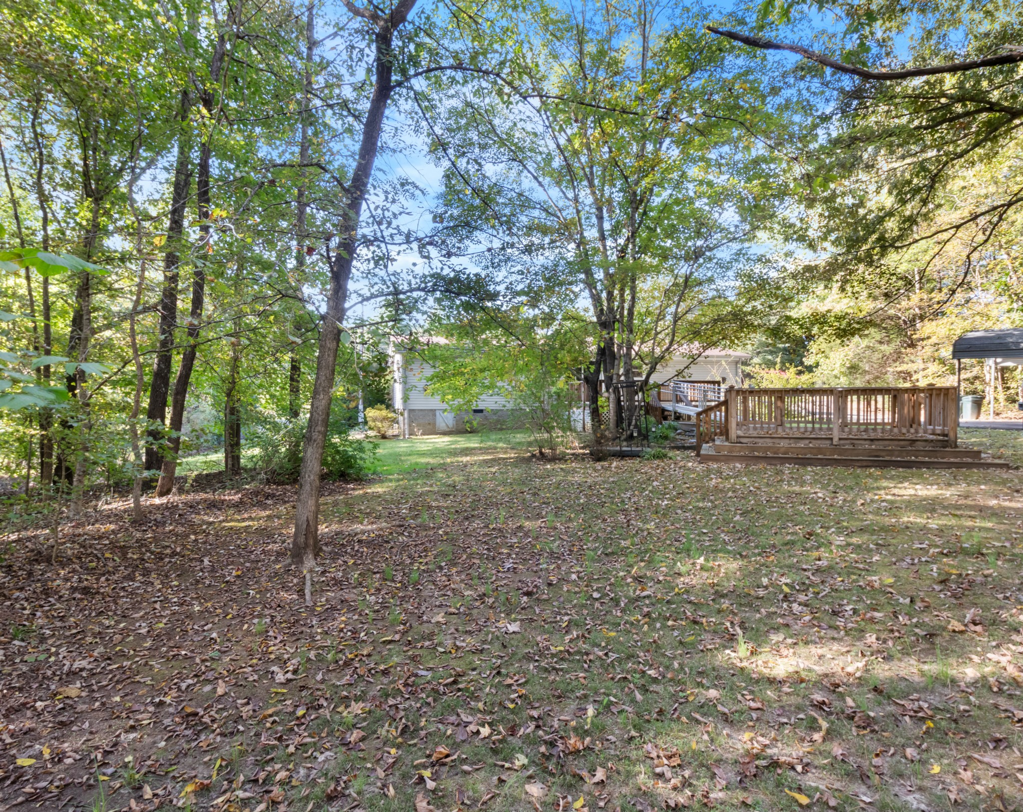 4605 Marion Road Cunningham, TN 37052 - Photo 13 of 45 a view of a yard with tree s