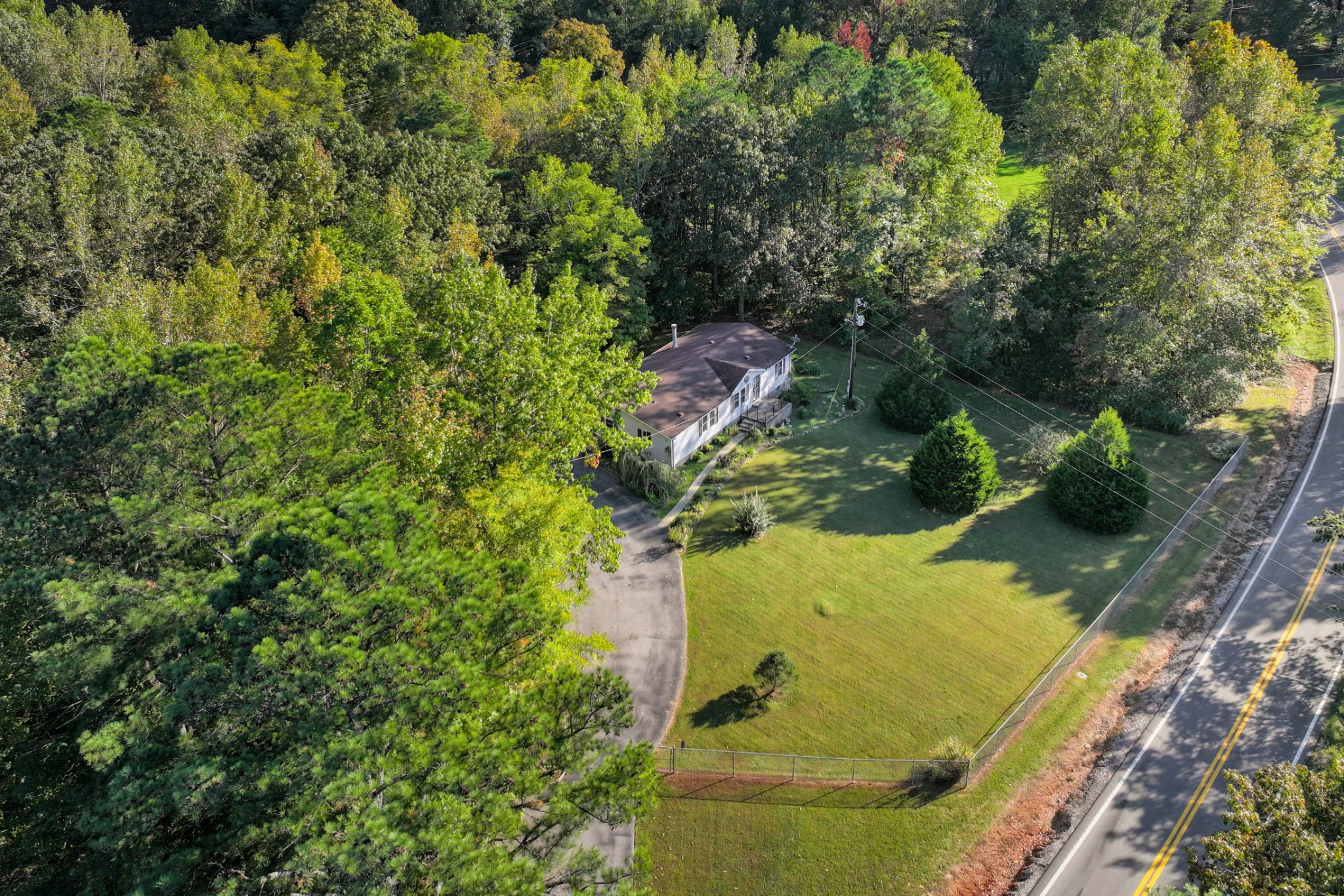 4605 Marion Road Cunningham, TN 37052 - Photo 39 of 45 an aerial view of residential house with outdoor space