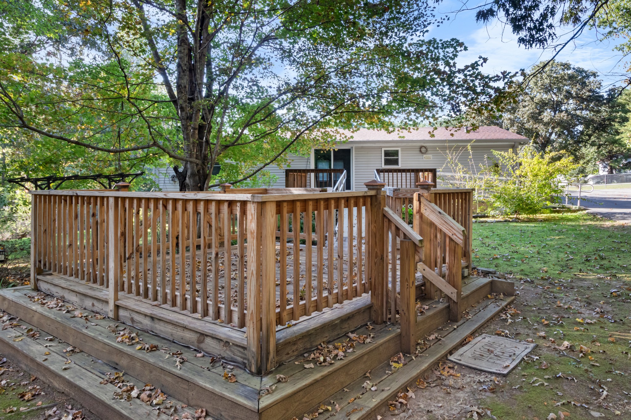 4605 Marion Road Cunningham, TN 37052 - Photo 10 of 45 a view of a house with backyard and a trees