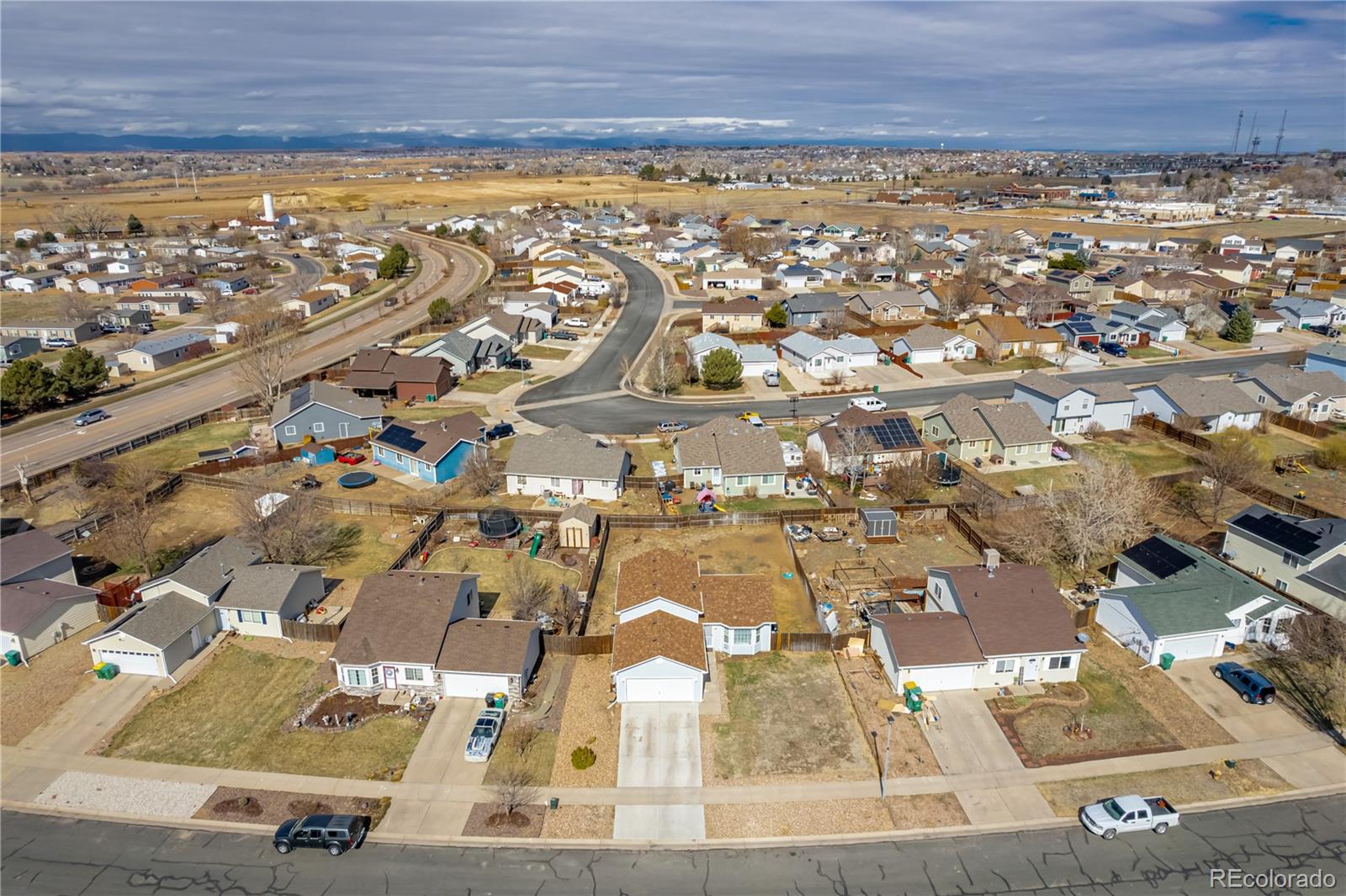 4005 Eagles Nest Drive Evans, CO 80620 - Photo 24 of 26 an aerial view of residential building and ocean