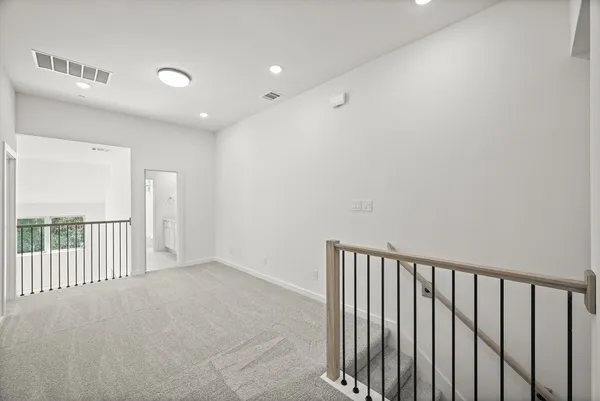 front view of a brick house