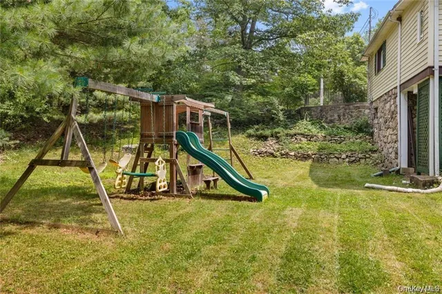 a view of a slide with a slide