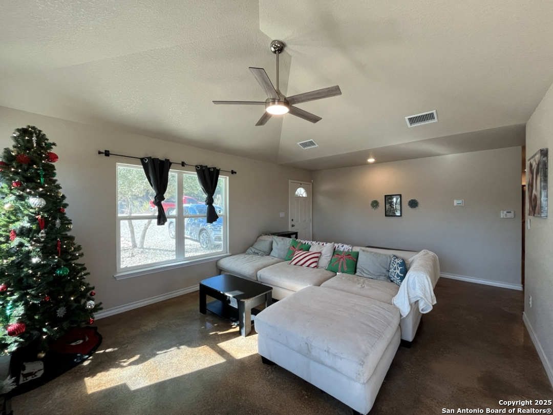 2708 Golf Drive Spring Branch, TX 78070 - Photo 4 of 31 a living room with furniture and a christmas tree