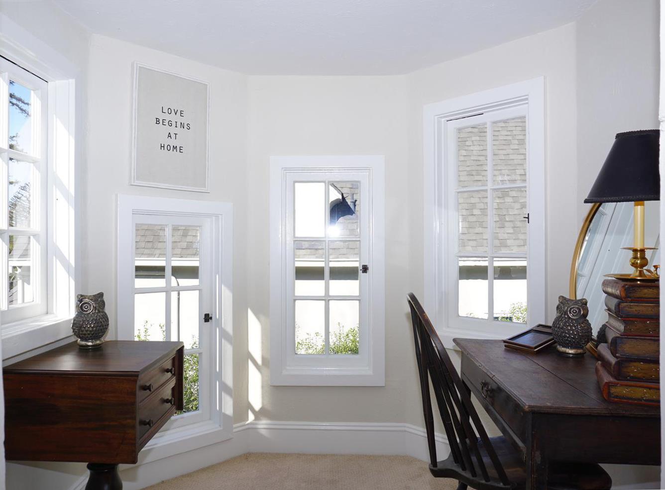 440 Edgewood Road San Mateo, CA 94402 - Photo 30 of 39 a view of a workspace with furniture and a window