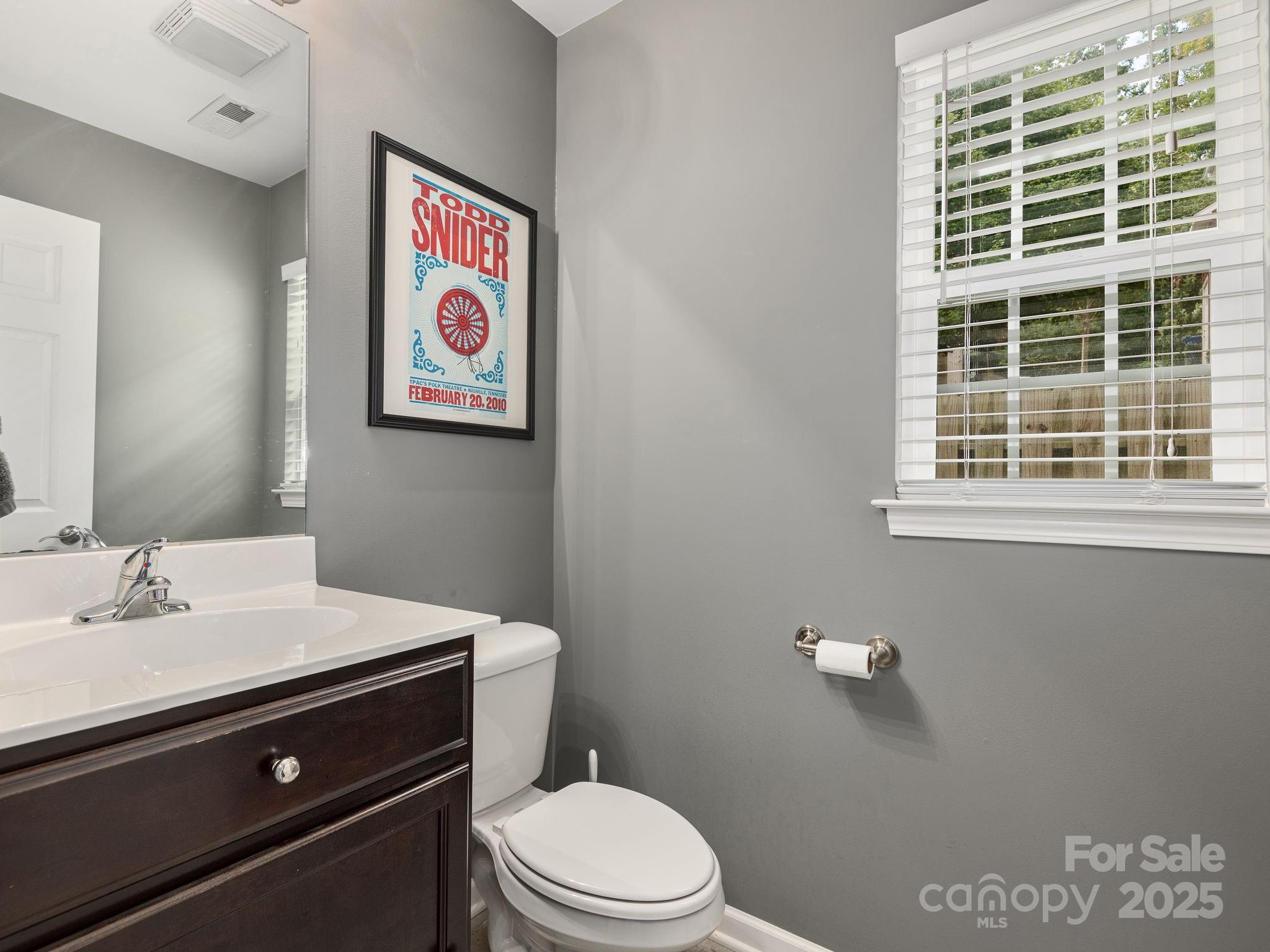 158 Alpine Ridge Drive Asheville, NC 28803 - Photo 15 of 18 a bathroom with a sink a toilet and a window