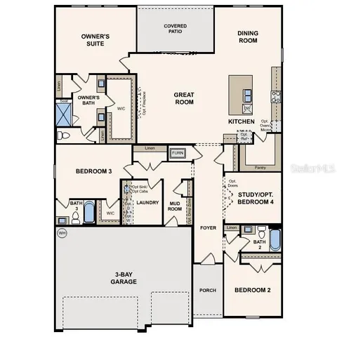 a picture of a book and a bed