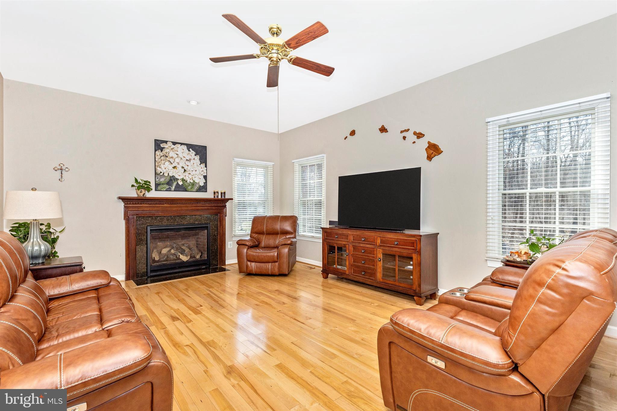 6180 Wimbeldon Drive Mount Airy, MD 21771 - Photo 26 of 63 Gas Fireplace cozies up this Family Room