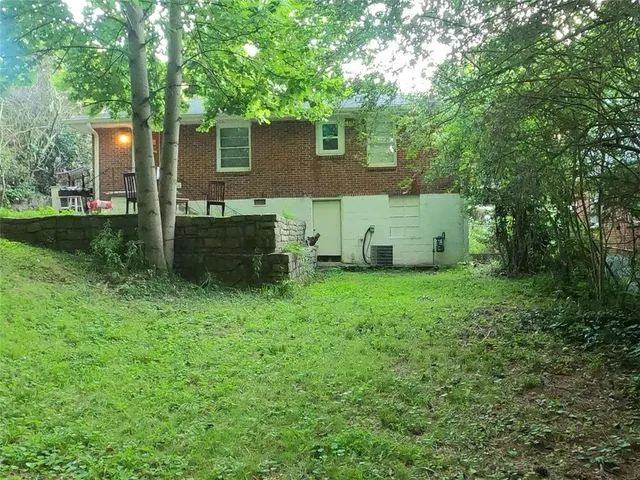 a close view of water heater room