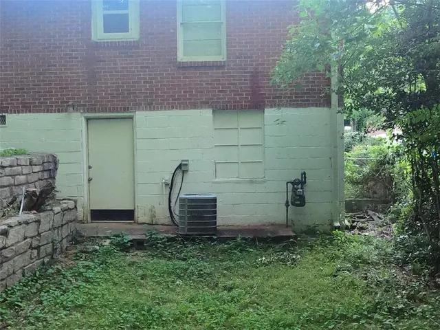 a view of a porch with a yard