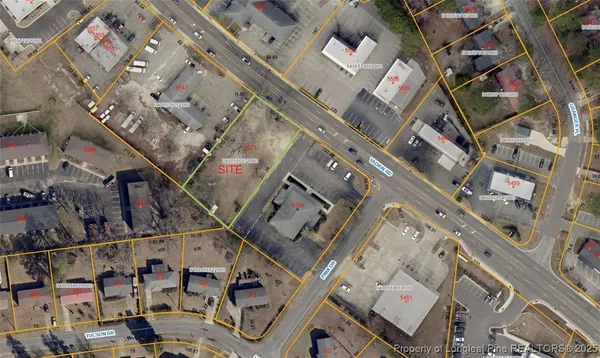aerial view of a building