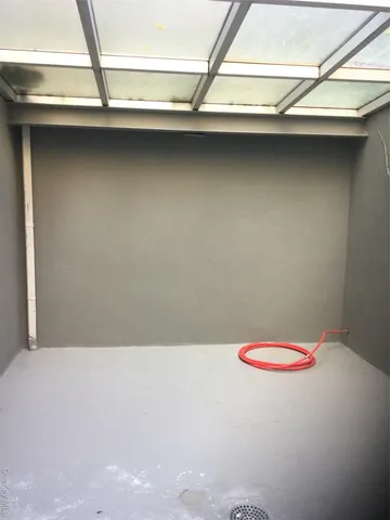 a close up of a mirror