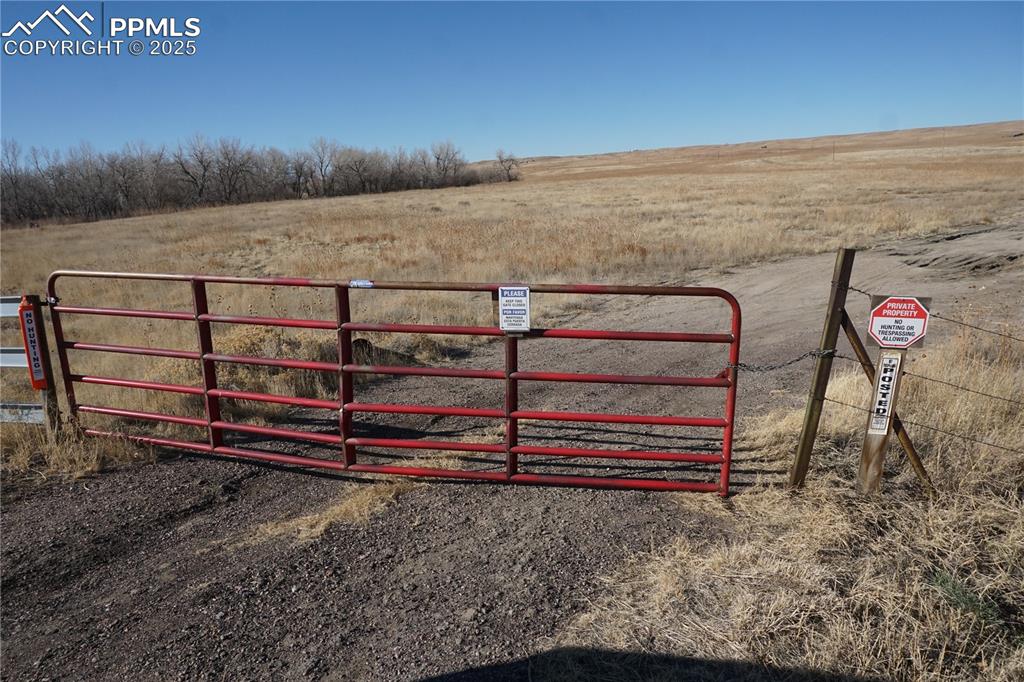 Undisclosed Address Hugo, CO 80821 - Photo 8 of 18 a view of a terrace with a bench