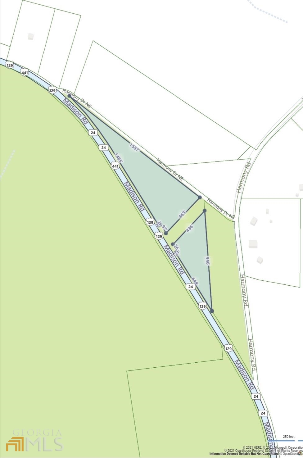 0 441 And Harmony Road Eatonton, GA 31024 - Photo 4 of 8 a close up of a wall with a floor to ceiling window