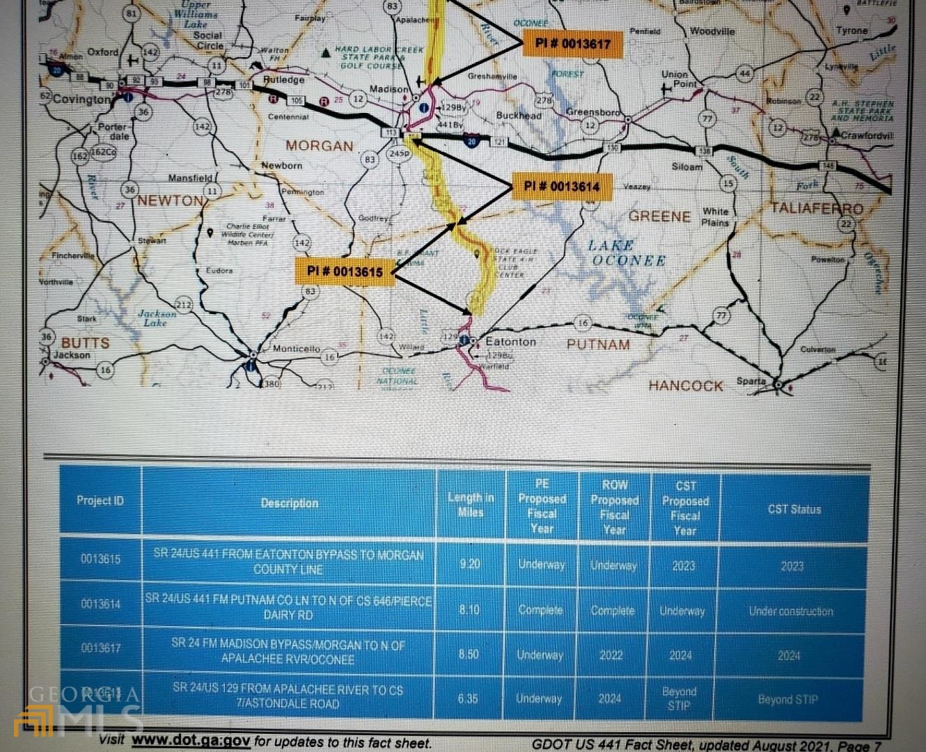 0 441 And Harmony Road Eatonton, GA 31024 - Photo 8 of 8 a view of a door with a fan