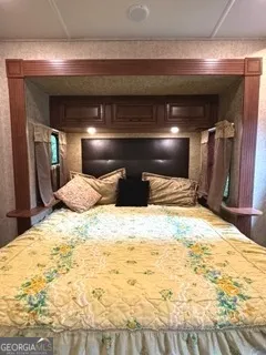 a large room with wooden floor