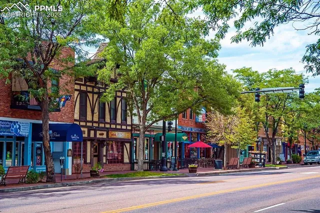 a view of street with cars