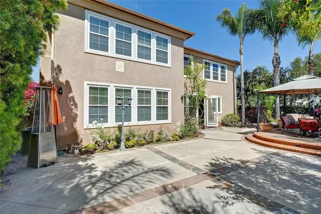 a view of a street with houses
