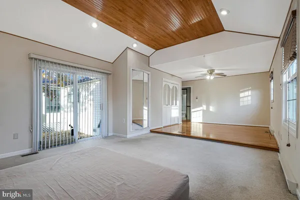 a view of livingroom with an empty room