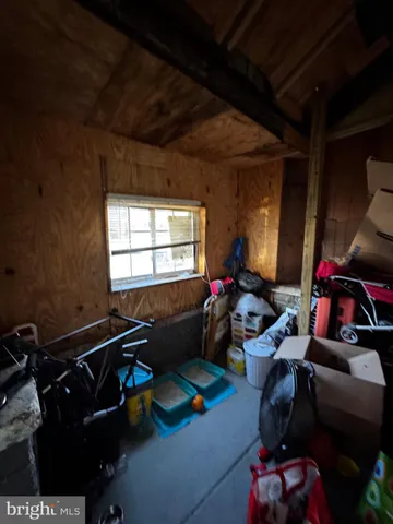 a room with furniture