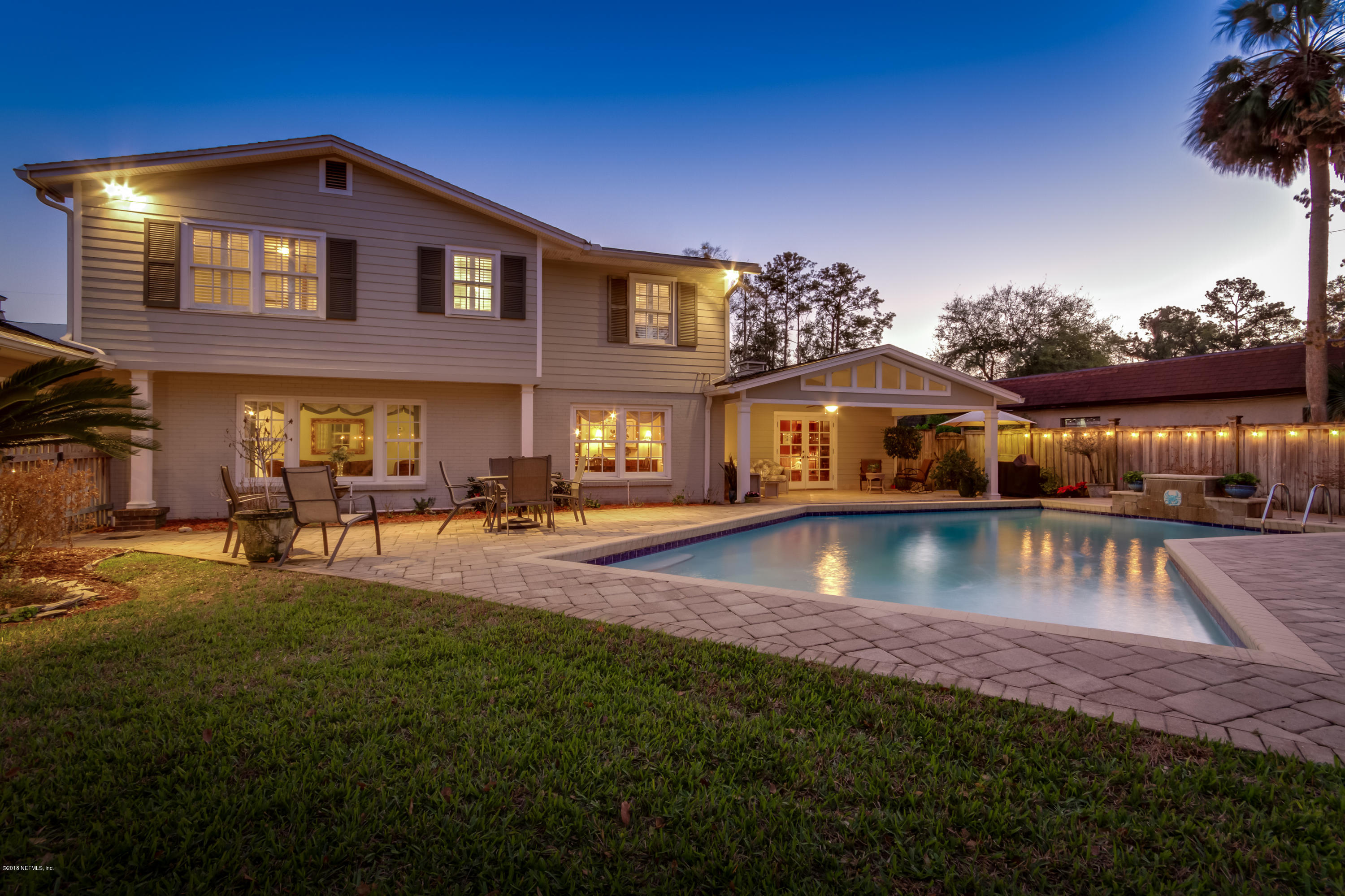 3679 Rustic Lane Jacksonville, FL 32217 - Photo 36 of 42 a front view of a house with swimming pool yard