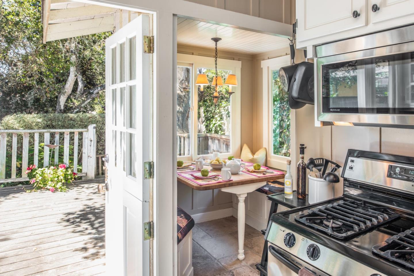 2- Carpenter & 3rd Street Carmel, CA 93921 - Photo 12 of 22 a kitchen with a stove and a window