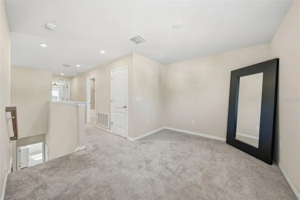 a view of an empty room