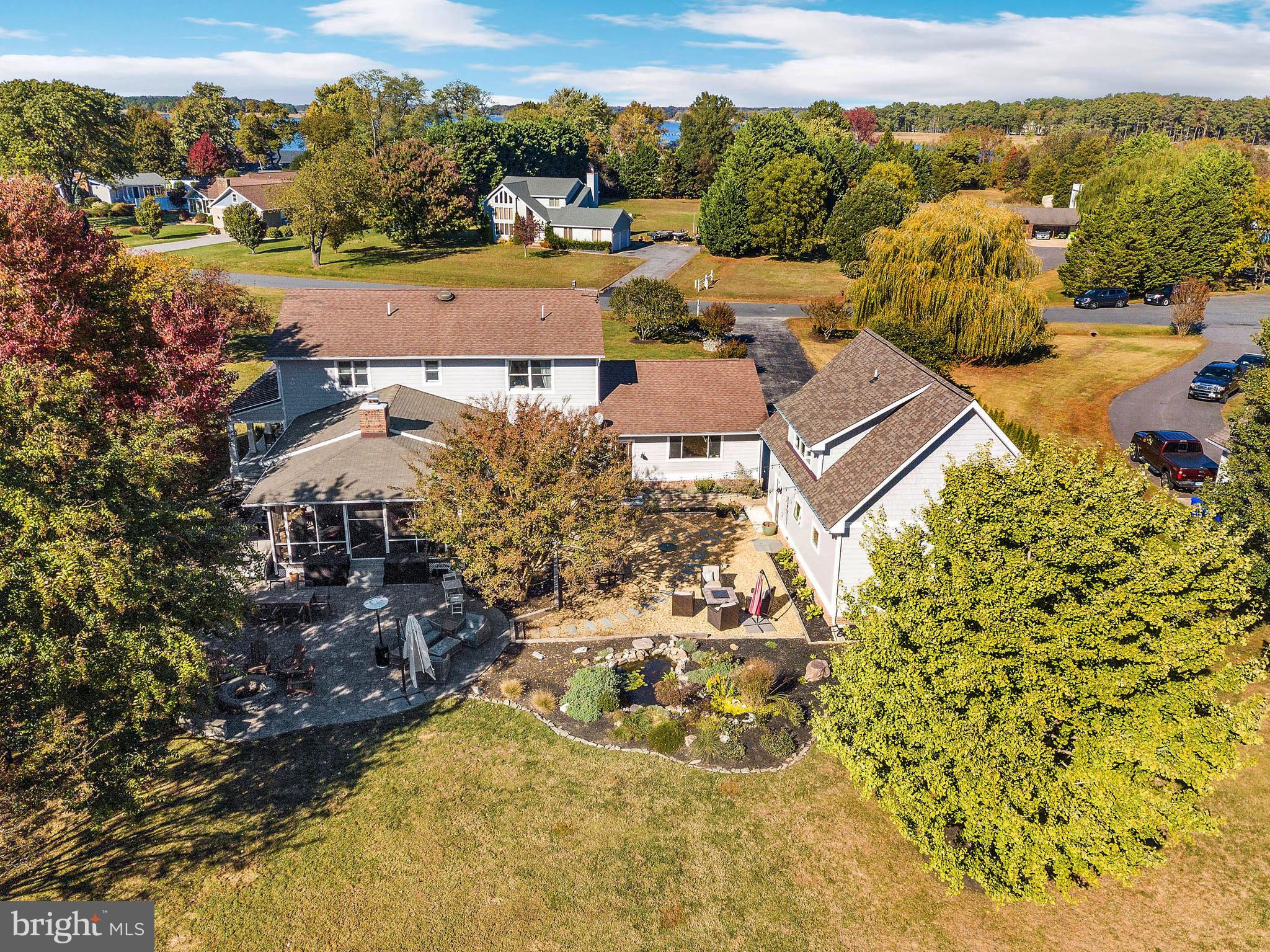 602 Old Point Road Chester, MD 21619 - Photo 46 of 51 an aerial view of residential houses with outdoor space