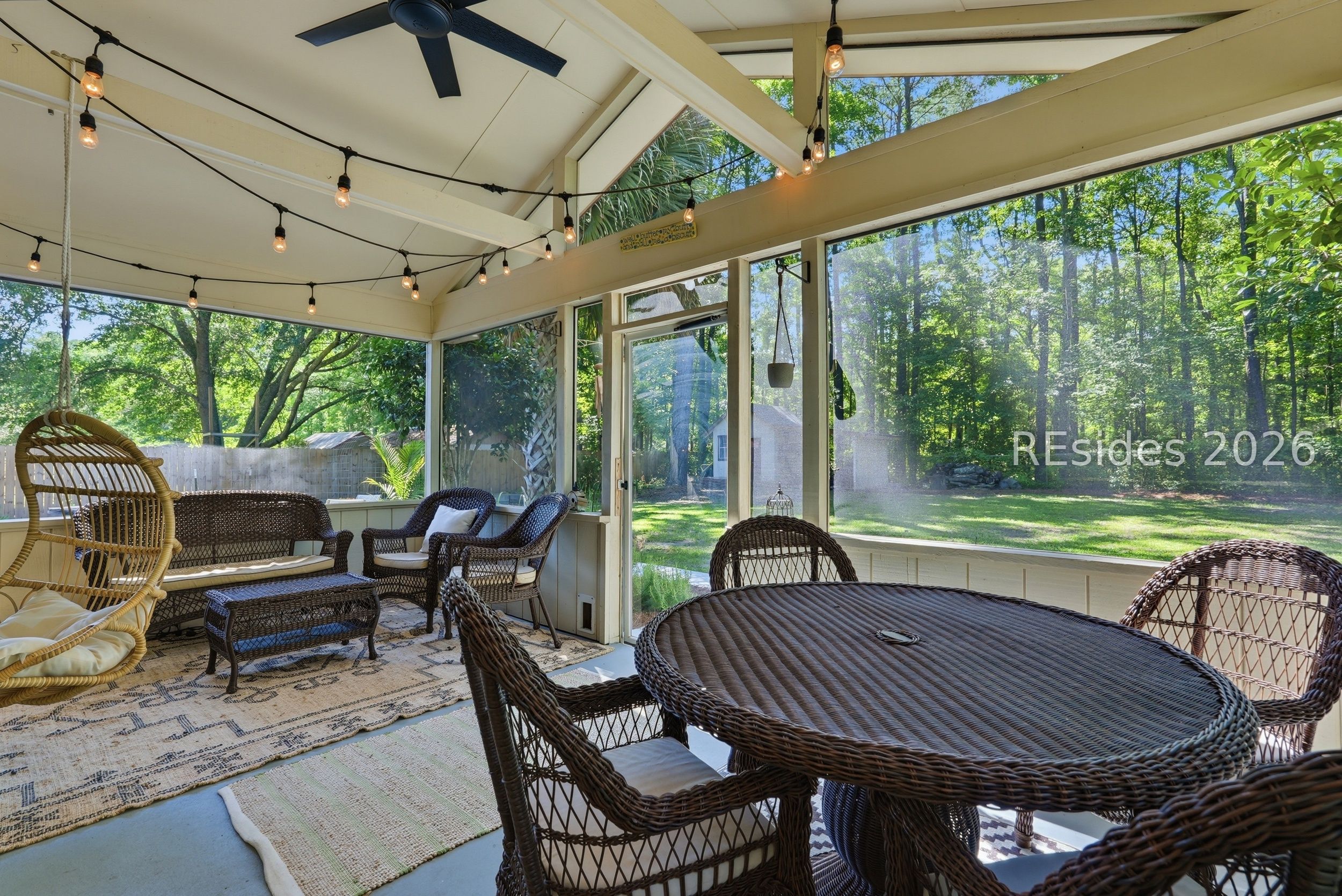 662 Old House Road Ridgeland, SC 29936 - Photo 33 of 54 Relax & Unwind on the Screened Porch.
