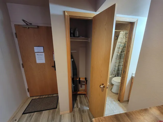 wooden floor in a gallery