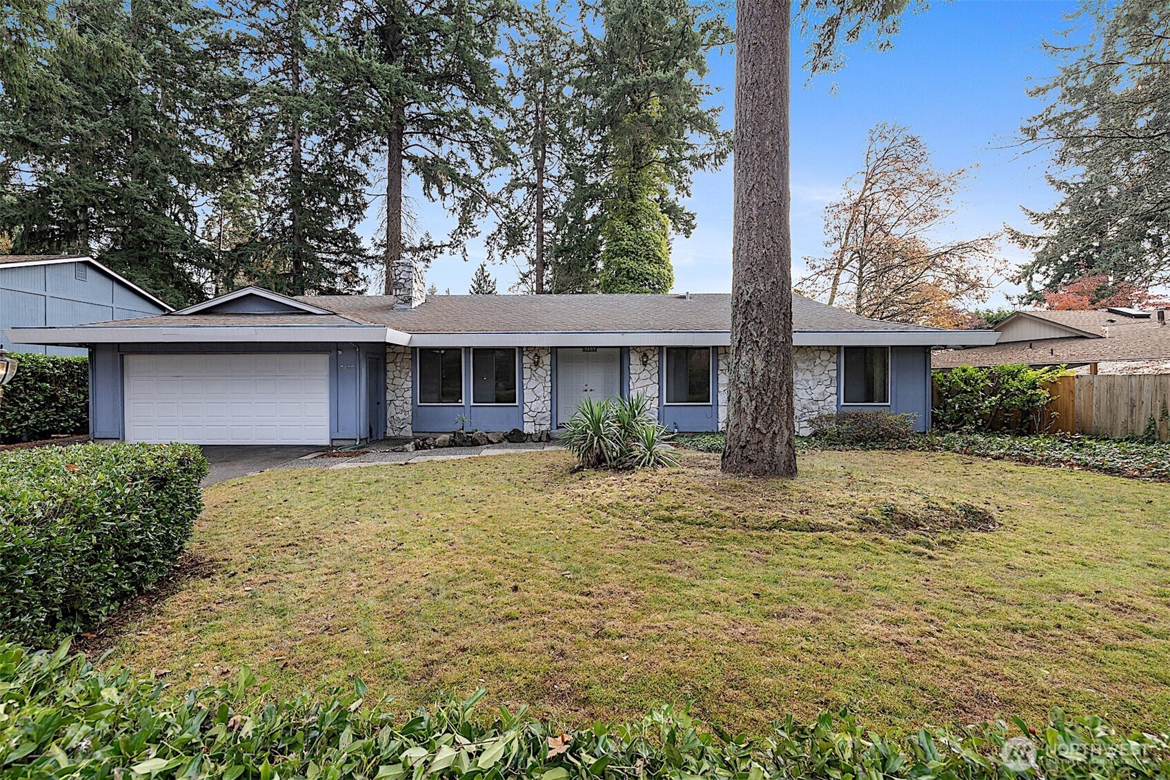 7407 Onyx Drive Southwest Lakewood, WA 98498 - Photo 3 of 40 a front view of a house with a garden
