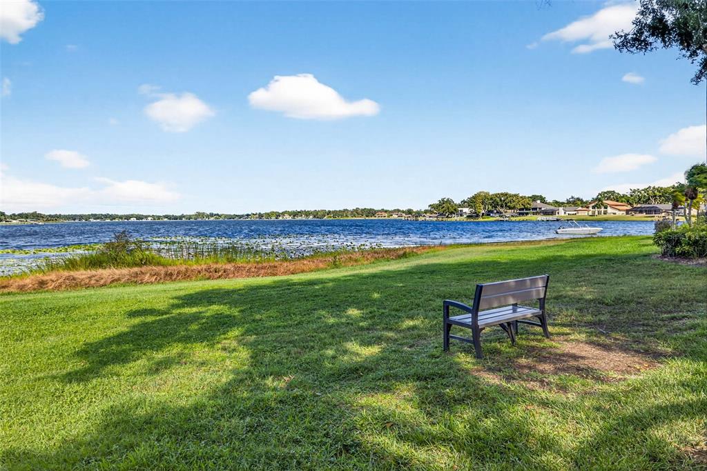 13824 Orange Sunset Drive, Unit 202 Tampa, FL 33618 - Photo 14 of 20 a view of a lake with outdoor seating space