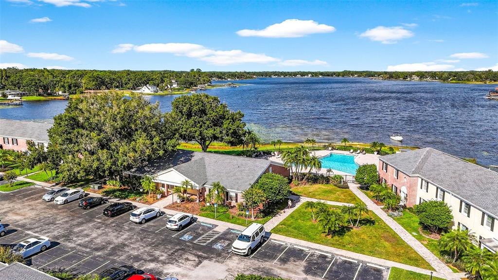 13824 Orange Sunset Drive, Unit 202 Tampa, FL 33618 - Photo 2 of 20 an aerial view of house with yard swimming pool and outdoor seating
