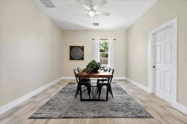 a view of a livingroom with furniture and window